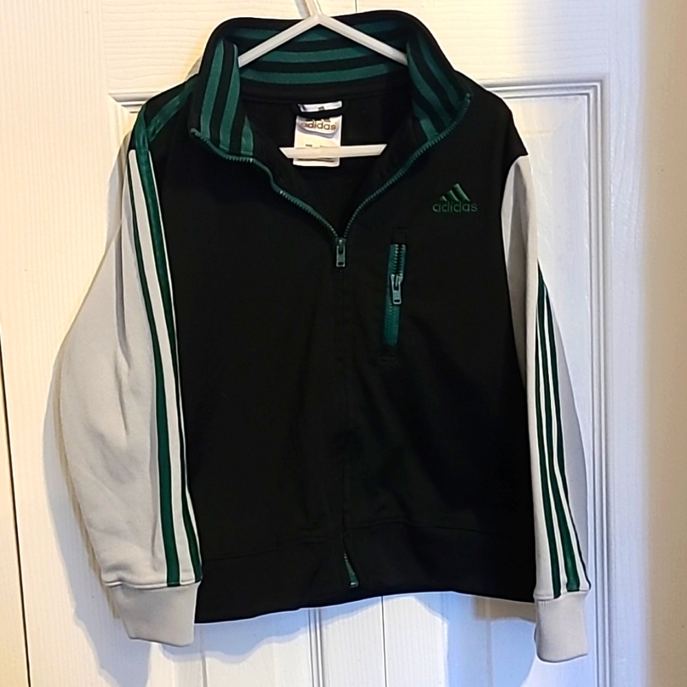 Boys zip up Adidas